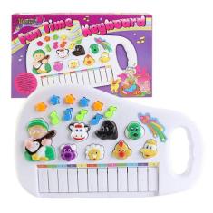 Brinquedo Infantil Teclado Musical Sons Fendinha Diversão - Giftutil