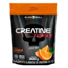 Creatina Turbo Refil 300g - Black Skull, Laranja