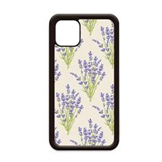 Capa com pintura de plantas de flores lavanda para iPhone 11 Pro Max para Apple Mobile Case