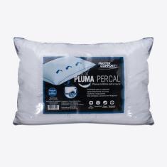 Kit 2 Travesseiro Fibra 70x50cm Pluma Percal Master Comfort