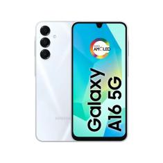 Smartphone Samsung Galaxy A16 5G 128GB - Cinza, RAM 4GB, Tela 6.7&quot;, Câmera Tripla 50MP + Selfie 13MP