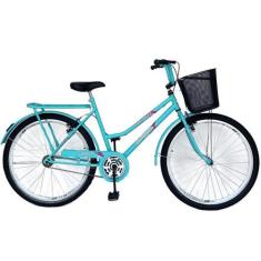 Bicicleta Aro 26 Retro Urbana Tropical Freios V Brake Rodas Alumínio A