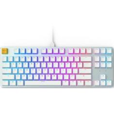 Teclado Gaming Glorious Glo-GMMK-TKL-BRN-W RGB cm Fio Ingles, branco