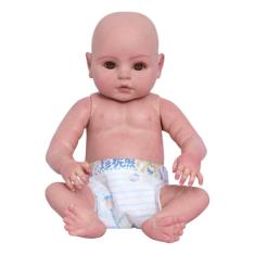 Bebê Reborn Boneca Menina Realista Grande Pode Dar Banho