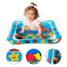 Tapete De Atividades Para Bebes Inflavel Interativo Aquario Bebê Apren