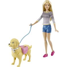 Barbie Passeio Com Cachorrinho Mattel Loira