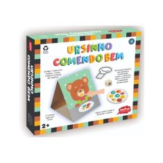 Brinquedo Educativo Ursinho Comendo Bem Infantil Zastras