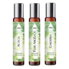 Kit 3 Perfumes Spray 10Ml Feminino - Floral Doce Delicado - Essência D