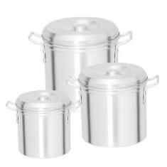 Jogo Panela 3 Caldeirão Linha Hotel Industrial 26 28 30 - OkayShop