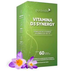 Vitamina D3 Synergy 60 Capsulas - Puravida