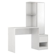 Escrivaninha Office Morada Com Armário 1 Porta E 1 Gaveta Branco Demóbile Branco