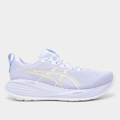 Tênis Asics Gel Cumulus 27 Feminino, Azul, Branco, 35
