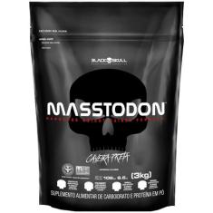 Hipercalórico masstodon - 3kg - refil - CAVEIRA PRETA, N/A, MORANGO, N