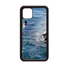 Capa de celular com imagem natural da baleia Ocean Killer para iPhone 11 Pro Max
