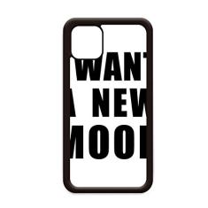 Capa I Want A New Mood para iPhone 11 Pro Max para Apple Mobile Case Shell