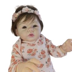 Bebê Reborn Menina Realista Artesanal - Silicone Soft Corpo Inteiro