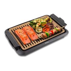 Churrasqueira Elétrica Philco Pcq1200d 1200w Preta com Dourado 220v