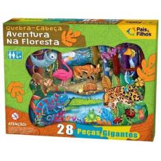 Quebra Cabeca 28 Pcs Aventura Na Floresta 10795 Pais &