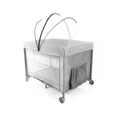 Berço Portátil Sleep Cinza - Voyage