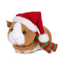 Bearington Jolly Ginny Natal de pelúcia cobaia animal de pelúcia, 8 polegadas