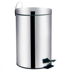 Lixeira Inox Com Pedal Mor Agata 20 Litros