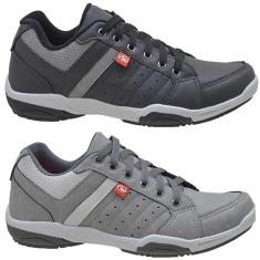 Kit 2 Pares Sapatênis Masculino Casual FXB Macio Conforto-Masculino