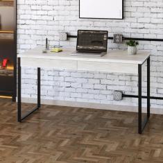 Mesa Kuadra Office 135X60X75cm C/02 Gavetas