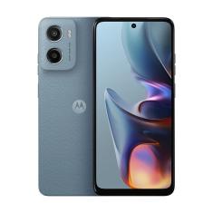 Smartphone Motorola Moto g05 Cinza Vegan Leather 128GB 4GB RAM + 8GB Ram Boost e Camera 50MP com AI Bateria de 5200 mAh Tela 6.7" e Superbrilho