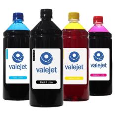 Kit 4 Tintas Hp Deskjet Gt 416 Cmyk 1 Litro Valejet