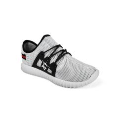 Tênis Masculino Academia Conforto A7 Novo Modelo Sola Branca-Masculino