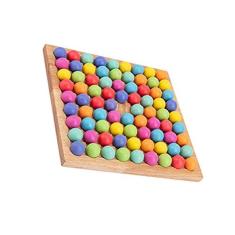 Jogo de tabuleiro Bead Elimination, brinquedo Rainbow Ball para crianças