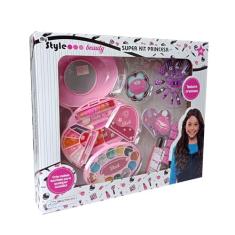 Estojo de Maquiagem Infantil - Super Kit Princesa - Br1333
