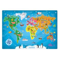 Quebra Cabeça Grandão - Conhecendo O Mundo 120Pcs