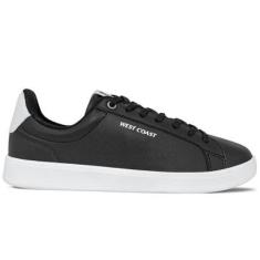 Tênis West Coast 83 Unissex Sintético Arcade | Black White-Unissex