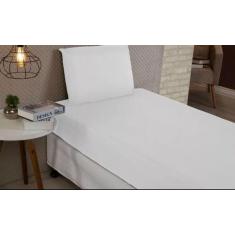 Lençol Solteiro 2 peças PREMIUM - solteiro 2 peças liso micro, Azul, 1