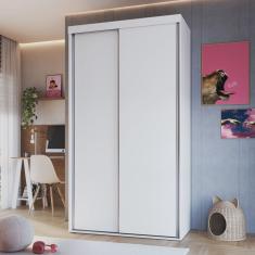 Guarda-roupa Solteiro 2 Portas de Correr Rc2205 Branco