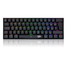 Teclado Mecânico Gamer Redragon Dragonborn, RGB, Switch Brown, ABNT2, Black