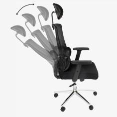 Cadeira De Escritório Presidente Ergonômica Tela Mash Reclin - Univers