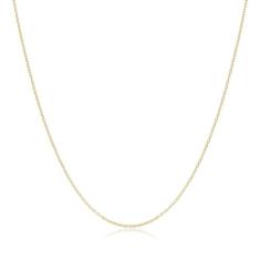 Corrente cadeado Infantil Menino semijoia com garantia banhada a ouro/