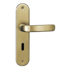 Fechadura Interna com Espelho MGM Stilo Bronze Latonado