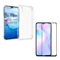 Capinha Case Antiqueda Compatível Xiaomi Redmi 9A + 2 Película Vidro 3d 9d Cobre 100% Tela