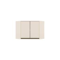 Armário Aéreo de Cozinha Canto Oblíquo 2 Portas Connect Henn