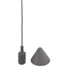 Pendente Soquete Cinza 1E27 DS2305 Delis