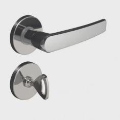 Fechadura para Banheiro com Roseta Redonda zm 401B Concept Pado
