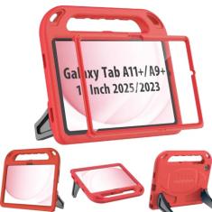 BMOUO Capa infantil para tablet Samsung Galaxy Tab A11+ Plus de 11 polegadas 2026/A9+ Plus 2023 de 11 polegadas, com protetor de tela, alça leve à prova de choque para Galaxy Tab A11 Plus/A9 Plus para