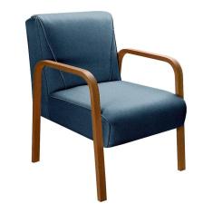 Poltrona Decorativa Anita Cadeira Moderna Sala Recepção Bella Decor