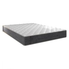 Colchão Casal Tokio Molas Ensacadas 138x188x20 Cinza Com Branco Portobel
