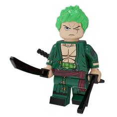 Boneco Blocos De Montar One Piece Zoro Rocks