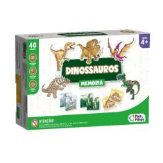 Jogo da Memória Desenho de Dinossauro Infantil Pais & Filhos