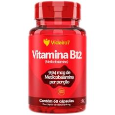 METILCOBALAMINA VITAMINA B12 APENAS 1 CÁPSULA AO DIA 414% DA IDR 60 CÁPSULAS - VIDEIRA 7